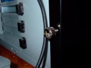 Undo two of these screws to open the case.