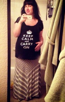 Teri self-portrait at 6 months