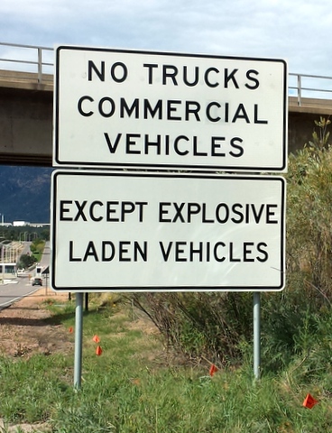 Tidbit Tuesday sign - explosives-001